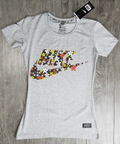 NIKE Womens T-Shirt (GRAY) (S - M - L - XL)