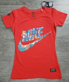 NIKE Womens T-Shirt (RED) (S - M - L - XL)