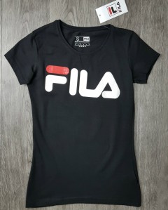 FILA Womens T-Shirt (BLACK) (S - M - L - XL) 