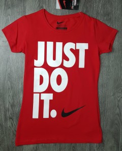 NIKE Womens T-Shirt(RED) (S - M - L - XL) 