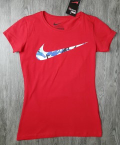 NIKE Womens T-Shirt (RED) (S - M - L - XL) 