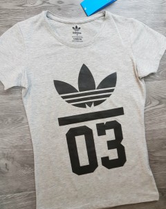 ADIDAS Womens T-Shirt(GRAY) (S - M - L - XL) 