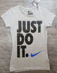 NIKE Womens T-Shirt (GRAY) (S - M - L - XL)
