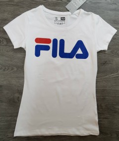 FILA Womens T-Shirt (WHITE) (S - M - L - XL) 