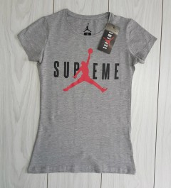 SUPREME Womens T-Shirt (GRAY) ( S - M - L - XL ) 