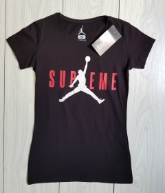 SUPREME Womens T-Shirt (BLACK) ( S - M - L - XL ) 