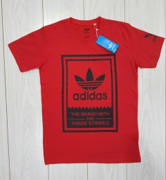 ADIDAS Mens T-Shirt (RED) ( S - M - L - XL)