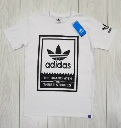 ADIDAS Mens T-Shirt (WHITE) ( S - M - L - XL)