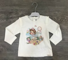 PM Girls Long Sleeved Shirt (PM) (12 to 18 Months)