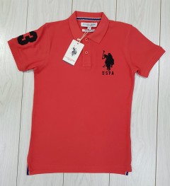 U.S. POLO ASSN Mens Mens Polo Shirt (RED) ( S - M - L - XL - XXL - 3XL )