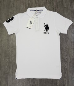 U.S. POLO ASSN  Mens Polo Shirt (WHITE) ( S - M - L - XL - XXL - 3XL ) 