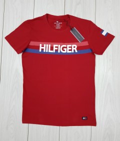 TOMMY - HILFIGER TOMMY - HILFIGER Mens T-Shirt (RED) (S - M - L - XL )