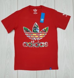 ADIDAS Mens T-Shirt (RED) ( S - M - L - XL)