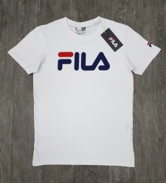 FILA Mens T-Shirt (WHITE) (S - M - L - XL)