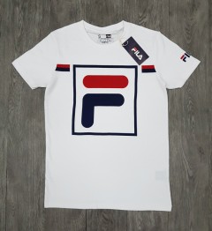 FILA Mens T-Shirt (WHITE) (S - M - L - XL)