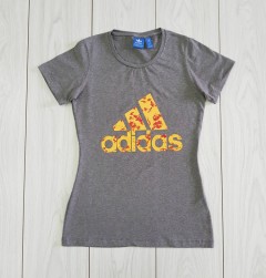 ADIDAS Womens T-Shirt(GRAY) (S - M - L - XL)