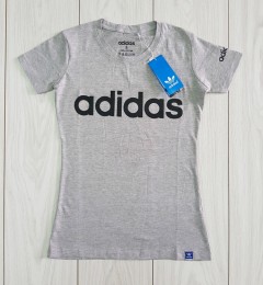 ADIDAS Womens T-Shirt(GRAY) (S - M - L - XL)