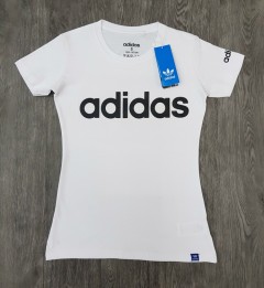 ADIDAS Womens T-Shirt (WHITE) (S - M - L - XL)