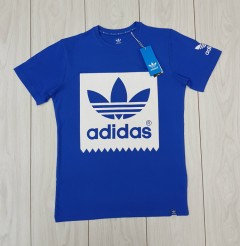 ADIDAS Mens T-Shirt (BLUE) ( S - M - L - XL)