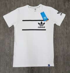 ADIDAS Mens T-Shirt (WHITE) ( S - M - L - XL)