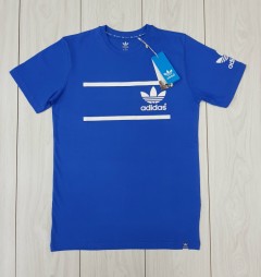 ADIDAS Mens T-Shirt (BLUE) ( S - M - L - XL)