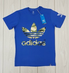 ADIDAS Mens T-Shirt (BLUE) ( S - M - L - XL)