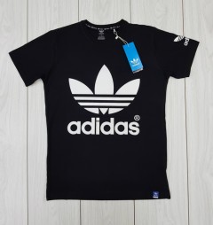 ADIDAS Mens T-Shirt (BLACK) ( S - M - L - XL)