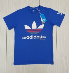 ADIDAS Mens T-Shirt (BLUE) ( S - M - L - XL)