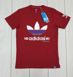 ADIDAS Mens T-Shirt (MAROON) ( S - M - L - XL)