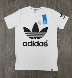 ADIDAS Mens T-Shirt (WHITE) ( S - M - L - XL)