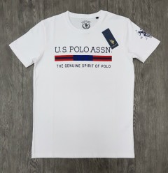 U.S. POLO ASSN Mens T-Shirt (WHITE) (S - M - L - XL )