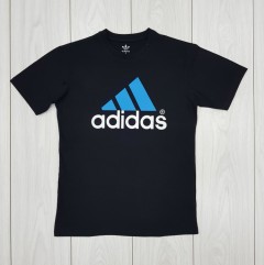 ADIDAS Mens T-Shirt (BLACK) ( S - M - L - XL)