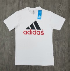 ADIDAS Mens T-Shirt (WHITE) ( S - M - L - XL)