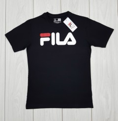 FILA Mens T-Shirt (BLACK) (S - M - L - XL )