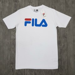 FILA Mens T-Shirt (WHITE) (S - M - L - XL )