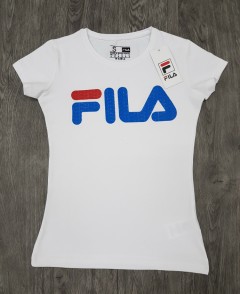 FILA Womens T-Shirt(WHITE) (S - M - L - XL )