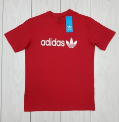 ADIDAS Mens T-Shirt (RED) ( S - M - L - XL)