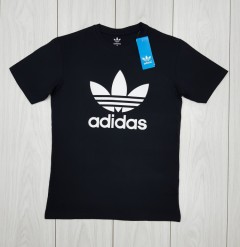 ADIDAS Mens T-Shirt (BLACK) ( S - M - L - XL)