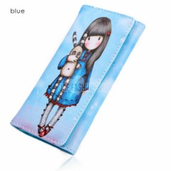  Stylish Ladies Korean Style Synthetic Leather Wallet Card Holder Cute Print Ractangle Purse 