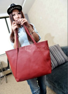 New Fashion Women Synthetic Leather Vintage Style Shoulder Bag Casual Handbag 
