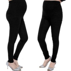  New Fashion Womens Pocket Elastic Leggings Casual Pleated Trousers Pencil Pants Trousers 