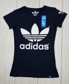 ADIDAS Womens T-Shirt (NAVY) (S - M - L - XL) 