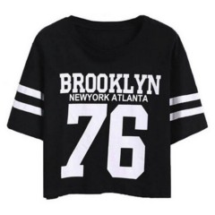 New Casual Womens Ladies O Neck Short Sleeve Letter Print Loose Tshirt Blouse Tops 
