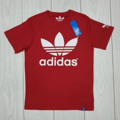 ADIDAS Mens T-Shirt (RED) (S - M - L - XL) 