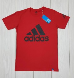 ADIDAS Mens T-Shirt (RED) (S - M - L - XL)