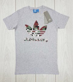 ADIDAS Mens T-Shirt (GRAY) (S - M - L - XL)