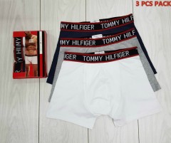 TOMMY - HILFIGER TOMMY - HILFIGER 3 Pcs Mens Boxer Briefs Pack (S - L - XL) ( Random Color)