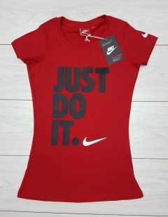 NIKE Womens T-Shirt (RED) ( S - M - L - XL)