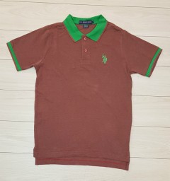 U.S. POLO ASSN Mens Mens Polo Shirt (TIC) (BROWN) (S - M - L - XL )