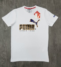PUMA PUMA Mens T-Shirt (WHITE) (S - M - L - XL )